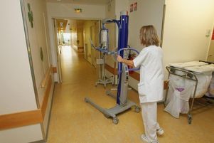 Unité de soins palliatifs de l’hôpital Sébastopol de Reims, où se trouve Vincent Lambert en état pauci-relationnel (Christian LANTENOIS / L’UNION DE REIMS).