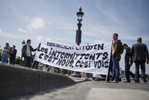 Manifestation des intermittents lundi 16 juin, à Paris