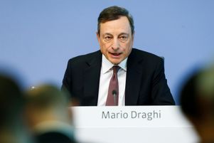 Mario Draghi, président de la BCE, à Francfort le 20 juillet 2017. 