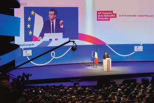 Emmanuel Macron a présenté les grandes lignes d’« une révolution » de la protection sociale le 13 juin à Montpellier.