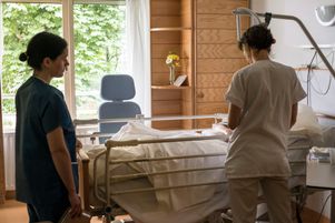 Une unité de soins palliatifs, à la Maison médicale Jeanne Garnier, à Paris.