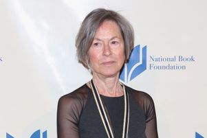 La poète américaine Louise Glück, en novembre 2014.