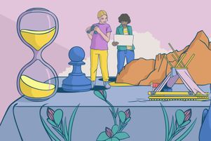 Moins centrale que le salon, moins encombrée que la cuisine, moins sonore que la véranda : la salle à manger est le lieu idéal pour un après-midi de jeux.