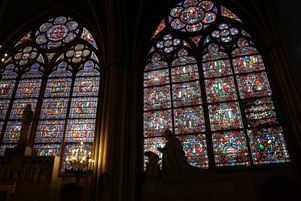 L’intérieur de la cathédrale Notre-Dame à Paris, en décembre 2014. 