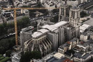 Photo d'archive, prise le 12 juillet 2021, de la cathédrale Notre-Dame de Paris.