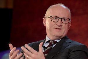 Le chef économiste de la Banque centrale européenne Philip Lane lors d’une conférence à Paris, en novembre 2019.