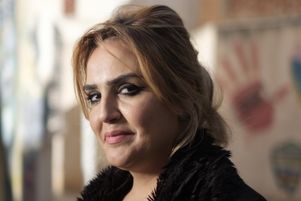Saoussan Jaadi enseigne le français en parallèle de sa présidence de la section du Kairouan du Forum tunisien des droits économiques et sociaux. Ici, le 10 février 2022.