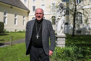 Mgr. Philippe Ballot, à Chambéry, le 14 avril 2022.