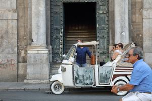 Cérémonie de mariage à Palerme, en Sicile, en décembre 2020.
