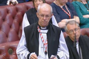 L’archevêque de Canterbury Justin Welby le 10 mai 2023 à Londres.