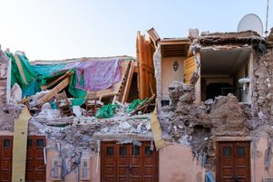 Marrakech (Maroc), après le tremblement de terre, le 10 septembre 2023.