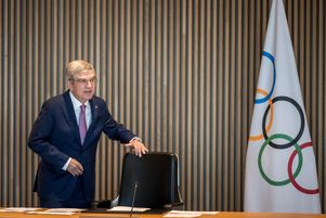 Thomas Bach, le président du CIO, au siège de l’instance à Lausanne (Suisse), mardi 19 mars.
