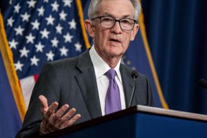 Jerome Powell, le président de la Fed, en mars 2024. La banque centrale américaine a relevé onze fois ses taux directeurs pour lutter contre l’inflation, mais celle-ci rebondit au mois de mars.