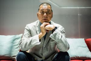 Jimmy Lai à Hong Kong, le 16 juin 2020. Emprisonné depuis 2020 en raison de son combat pour la démocratie, le magnat de la presse d’opposition risque la prison à vie.