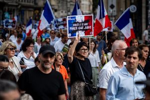 Manifestation contre l’antisémitisme à Lyon, le 25 juin 2024.