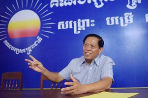 Lim Kimya, membre de l’Assemblée nationale du Parti du sauvetage national du Cambodge, à Phnom Penh (Cambodge), le 17 octobre 2017.