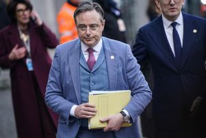 Le premier ministre belge Bart De Wever participe à un sommet de l’UE à Bruxelles, en Belgique, le 3 février 2025.
