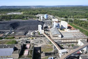 La centrale à charbon Emile-Huchet de Saint-Avold, le 12 septembre 2022 en Moselle