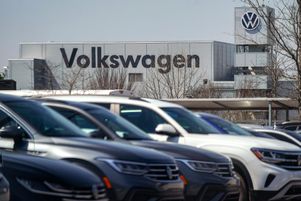 Chattanooga, dans le Tennessee, le 20 mars 2024. Le constructeur automobile allemand Volkswagen produit en Amérique du Nord 60 % des voitures qu’il vend aux États-Unis.