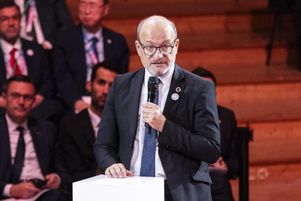 Le directeur général de l’Agence française de développement Rémy Rioux, lors d’un sommet sur le sport et le développement durable, à Paris, en juillet 2024.