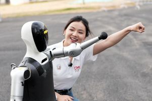 Des robots humanoïdes prendront le départ d’un semi-marathon, ce samedi 19 avril 2025, à Pékin.