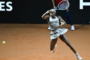 Coco Gauff, au Stuttgart Open 2025, en Allemagne, le 17 avril.