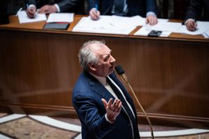 François Bayrou pendant une séance de questions au gouvernement à l’Assemblée nationale, en mars 2025.