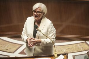 La ministre de la santé Catherine Vautrin a été un peu chahutée lors de sa visite du congrès de la Société française d’accompagnement et de soins palliatifs (Sfap).