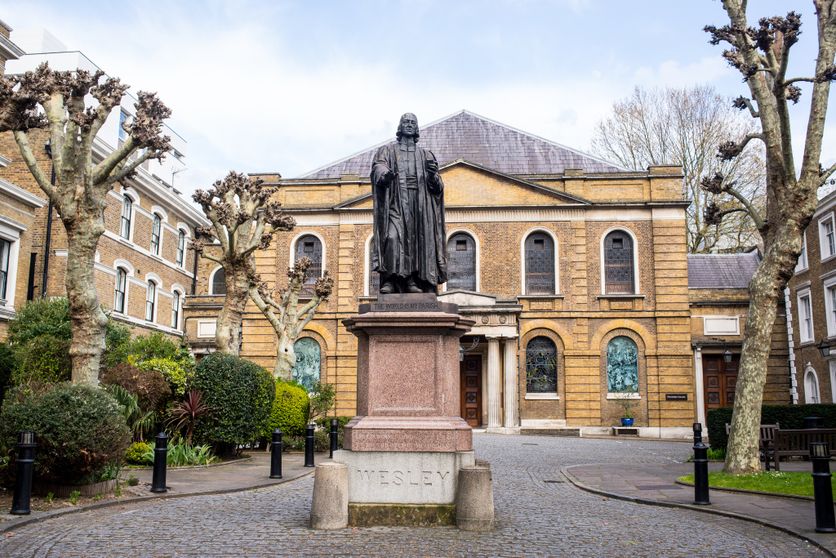 La Wesley Chappelle à St. Luke's, dans le quartier londonien d'Islington.