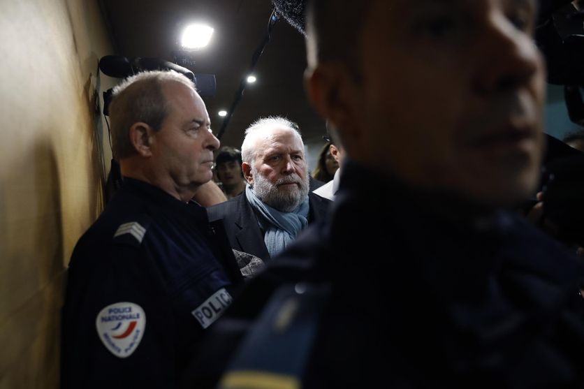Procès de Bernard Preynat à Lyon, le 13 janvier 2020. 